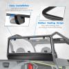 imageKEMIMOTO 4 1000 Rear Hard Windshield and Soft Cab Enclosures Upper Doors Compatible with Polaris General 4 1000  XP 4 1000 Rear Window Accessories