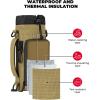 imageKEMIMOTO 40oz Black Water Bottle Holde Bundle with 32oz Brown Water Bottle Holder