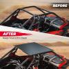 imageKEMIMOTO Center Rear View Mirror and Aluminum Roof Compatible with Polaris RZR PRO XP and Turbo R