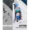imageKEMIMOTO TTop Life Jackets Storage Bag and Boat Cup Holder for Marine B100 B200 B300 Boat Seat
