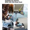 imageKEMIMOTO TTop Life Jackets Storage Bag and Boat Cup Holder for Marine B100 B200 B300 Boat Seat