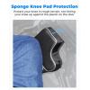 imageKEMIMOTO UTV Dashboard Storage Bag and Front Lower Door Bags with Knee Pad Compatible with Polaris General 1000