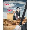 imageKEMIMOTO UTV Side Mirrors Rear View Mirror One Mirror Two Purposes 8 x 53 Wide View for 1652 inch Roll bar Compatible with Polaris RZRCan Am X3PioneerTalonTeryxCFMOTO