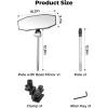 imageKEMIMOTO Upgraded Boat Fenders Bumpers Bundle with Extra Large Marine Mirror with Telescoping Pole