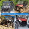 imagePanel amp Windshield kemimoto Windshield Combo Compatible with Pioneer 7007004