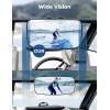 imagekemimoto Boat Cup Holder for Marine B100 B200 B300 Boat Seat and 45x8 Upgrade Marine Mirror with 300Curved Surface