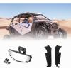 imageKEMIMOTO Center Rear View Mirror and Fender Flares Compatible with RZR PRO XP