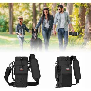 imageKEMIMOTO 32oz Black Water Bottle Holder Bundle with 64oz Black Water Bottle Holder
