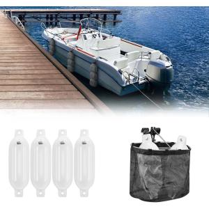 imageKEMIMOTO 55  20In Boat Fenders Bundle with Boat Fender Holders