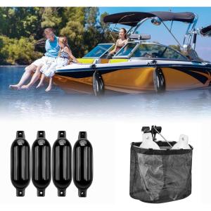 imageKEMIMOTO 85  27In Boat Fenders Bundle with Boat Fender Holders