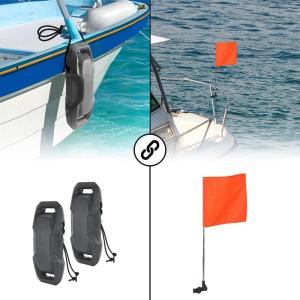 imageKEMIMOTO Boat Bumpers for Docking Bundle with Boat Flag