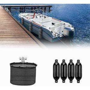 imageKEMIMOTO Boat Fender Holders Bundle with 55  23In Boat Fenders