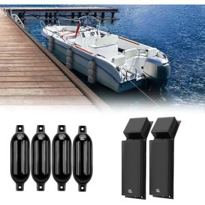 imageKEMIMOTO Boat Fenders Boat Bumpers for 1535ft Boat with PWC Jet Ski Bumpers 25in