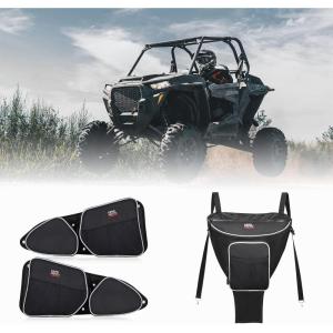 imageKEMIMOTO Side Door Bags and UTV Center Storage Bag Polaris RZR XP 1000 4 1000 Turbo S900 20142018 UTV Storage Bag 1680D HighDensity with Multiple Pockets and Easy Install