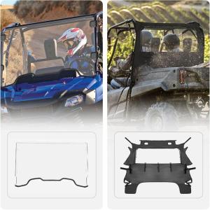 imagePanel amp Windshield kemimoto Windshield Combo Compatible with Pioneer 7007004