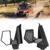 imageKEMIMOTO Large Mirror Adjustable Side Mirrors Compatible with Polaris Xpedition XPADV 20242026 Folding Side Mirrors with Guard Plate Mounted on Apillar Replace 2884491