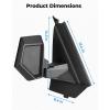 imageKEMIMOTO Large Mirror Adjustable Side Mirrors Compatible with Polaris Xpedition XPADV 20242026 Folding Side Mirrors with Guard Plate Mounted on Apillar Replace 2884491