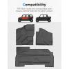 imageKEMIMOTO TPE Floor Mat Compatible with Polaris Xpedition XP 5ADV 5 2024 Front and Rear AntiSlip Foot Mat Easy to Clean Waterproof Footwell Mats Compatible with Polaris Xpedition Accessories 3 PCS