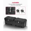 imageKEMIMOTO UTV Bed Box Upgraded 110L Lockable Weatherproof Storage Box 29 US Gal Dual Lid Compatible with 20162026 CanAm Defender amp Defender Max OEM 715003028 Replacement