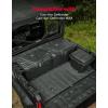 imageKEMIMOTO UTV Bed Box Upgraded 110L Lockable Weatherproof Storage Box 29 US Gal Dual Lid Compatible with 20162026 CanAm Defender amp Defender Max OEM 715003028 Replacement