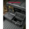 imageKEMIMOTO UTV Bed Box Upgraded 110L Lockable Weatherproof Storage Box 29 US Gal Dual Lid Compatible with 20162026 CanAm Defender amp Defender Max OEM 715003028 Replacement