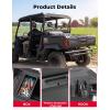 imageKEMIMOTO UTV Storage Box 453L119Gal Waterproof Storage Bin Lockable Tool Box Compatible with 20162026 CanAm Defender amp Defender MAX 2021 Commander amp Commander MAX 1000R 700