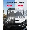 imageKEMIMOTO Vented Full Windsheild Front Window Compatible With 20212026 Can Am Commander amp Max 1000R700 XT DPS 20182026 CanAm Maverick SportTrail Accessories
