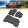 imageKEMIMOTO TPE Floor Mat Compatible with Polaris Xpedition XP 5ADV 5 2024 Front and Rear AntiSlip Foot Mat Easy to Clean Waterproof Footwell Mats Compatible with Polaris Xpedition Accessories 3 PCS