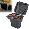 imageKEMIMOTO UTV Bed Storage Box 58GAL Compatible with Polaris Ranger 1500 XD PremiumNorthstar 2024 2025 2026 Double Layer Cargo Storage Box Waterproof Rear Trunk Case Accessories Lock Not Included