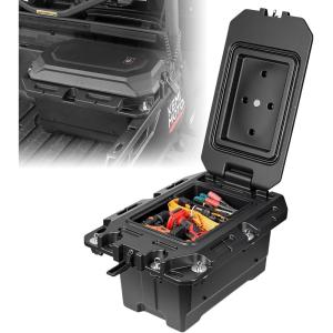 imageKEMIMOTO UTV Storage Box 453L119Gal Waterproof Storage Bin Lockable Tool Box Compatible with 20162026 CanAm Defender amp Defender MAX 2021 Commander amp Commander MAX 1000R 700