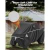 imageKEMIMOTO UTV Cover 2 Seater Side by Side Cover Waterproof Windproof Trailering Travel Outdoor AllWeather Protect SXS Cover Compatible with Can Am Defender Polaris Ranger Mule 130 x 58 x 70130 x 58 x 70