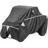 imageKEMIMOTO UTV Cover 2 Seater Side by Side Cover Waterproof Windproof Trailering Travel Outdoor AllWeather Protect SXS Cover Compatible with Can Am Defender Polaris Ranger Mule 130 x 58 x 70130 x 58 x 70