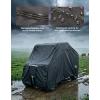 imageKEMIMOTO UTV Cover 2 Seater Side by Side Cover Waterproof Windproof Trailering Travel Outdoor AllWeather Protect SXS Cover Compatible with Can Am Defender Polaris Ranger Mule 130 x 58 x 70130 x 58 x 73