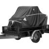 imageKEMIMOTO UTV Cover 2 Seater Side by Side Cover Waterproof Windproof Trailering Travel Outdoor AllWeather Protect SXS Cover Compatible with Can Am Defender Polaris Ranger Mule 130 x 58 x 70130 x 58 x 70