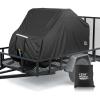 imageKEMIMOTO UTV Cover 2 Seater Side by Side Cover Waterproof Windproof Trailering Travel Outdoor AllWeather Protect SXS Cover Compatible with Can Am Defender Polaris Ranger Mule 130 x 58 x 70130 x 58 x 73