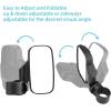 imageUTV Side Mirrors with 175 2 Roll Bar Cage UTV Mirrors 360 Degree Adjustable RZR Mirror Compatible with Polaris RZR Kawasaki Teryx Mule Pioneer Yamaha Rhino YXZ