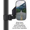 imageUTV Side Mirrors with 175 2 Roll Bar Cage UTV Mirrors 360 Degree Adjustable RZR Mirror Compatible with Polaris RZR Kawasaki Teryx Mule Pioneer Yamaha Rhino YXZ