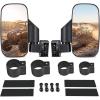imageUTV Side Mirrors with 175 2 Roll Bar Cage UTV Mirrors 360 Degree Adjustable RZR Mirror Compatible with Polaris RZR Kawasaki Teryx Mule Pioneer Yamaha Rhino YXZ