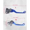 imageKEMIMOTO CNC Brake Clutch Lever Pivot Levers Set Adjustable Compatible with for YZ125 YZ250 1523 YZ250F 0923 YZ450F 0923 YZ125X 1723 YZ250X 1623 YZ250FX 2023 YZ450FX 1923 Blue