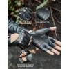 imageKEMIMOTO Driving Fingerless Soft Gloves Motorcycle Driver Gloves Sheepskin Leather for Men