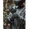 imageKEMIMOTO Winter Genuine Leather Gloves for Men Sheepskin Drving Gloves Cashmere Lined for Motorcycle Riding Touchscreen Short Wrist Black M