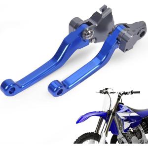 imageKEMIMOTO CNC Brake Clutch Lever Pivot Levers Set Adjustable Compatible with for YZ125 YZ250 1523 YZ250F 0923 YZ450F 0923 YZ125X 1723 YZ250X 1623 YZ250FX 2023 YZ450FX 1923 Blue