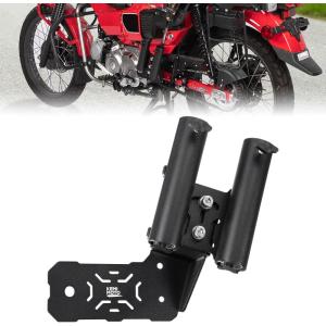 imageKEMIMOTO Motorcycle Fishing Rod Holder Compatible with CT125  Side Mount Fishing Rod Rack ScrewOn Mount Fits Ultralight Stream amp Tenkara Rods up to 075 BoltOn Rack for Overland amp Camping
