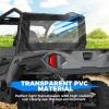 imageKEMIMOTO UTV Soft Rear Window and Soft Upper Doors Cab Enclosures Windows Compatible with Polaris General 4 1000  XP 4 1000