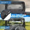 imageKEMIMOTO UTV Soft Rear Window and Soft Upper Doors Cab Enclosures Windows Compatible with Polaris General 4 1000  XP 4 1000