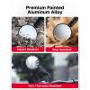 imageKEMIMOTO Bike Mirror Handlebar Mount 2pcs Aluminum 360 Adjustable Foldable Rear View Mirror SiliconeEnhanced Ball Joint  Extra Stability Mountain Bikes EBikes Scooters amp Cycling Accessories1