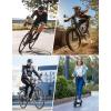 imageKEMIMOTO Bike Mirror Handlebar Mount 2pcs Aluminum 360 Adjustable Foldable Rear View Mirror SiliconeEnhanced Ball Joint  Extra Stability Mountain Bikes EBikes Scooters amp Cycling Accessories2