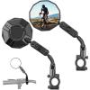 imageKEMIMOTO Bike Mirror Handlebar Mount 2pcs Aluminum 360 Adjustable Foldable Rear View Mirror SiliconeEnhanced Ball Joint  Extra Stability Mountain Bikes EBikes Scooters amp Cycling Accessories2