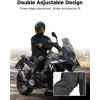 imageKEMIMOTO Motorcycle Jacket Men with CE Armor ESA Rebound Material Breathable Motorcyce Mesh JacketBlack