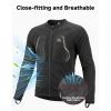 imageKEMIMOTO Motorcycle Mesh Armored Shirt for Men with CE1 Certified Protective Gear Jacket Breathable Soft for All Seasons Suitable for Motorcycling Riding Cycling OffRoad SportsLarge